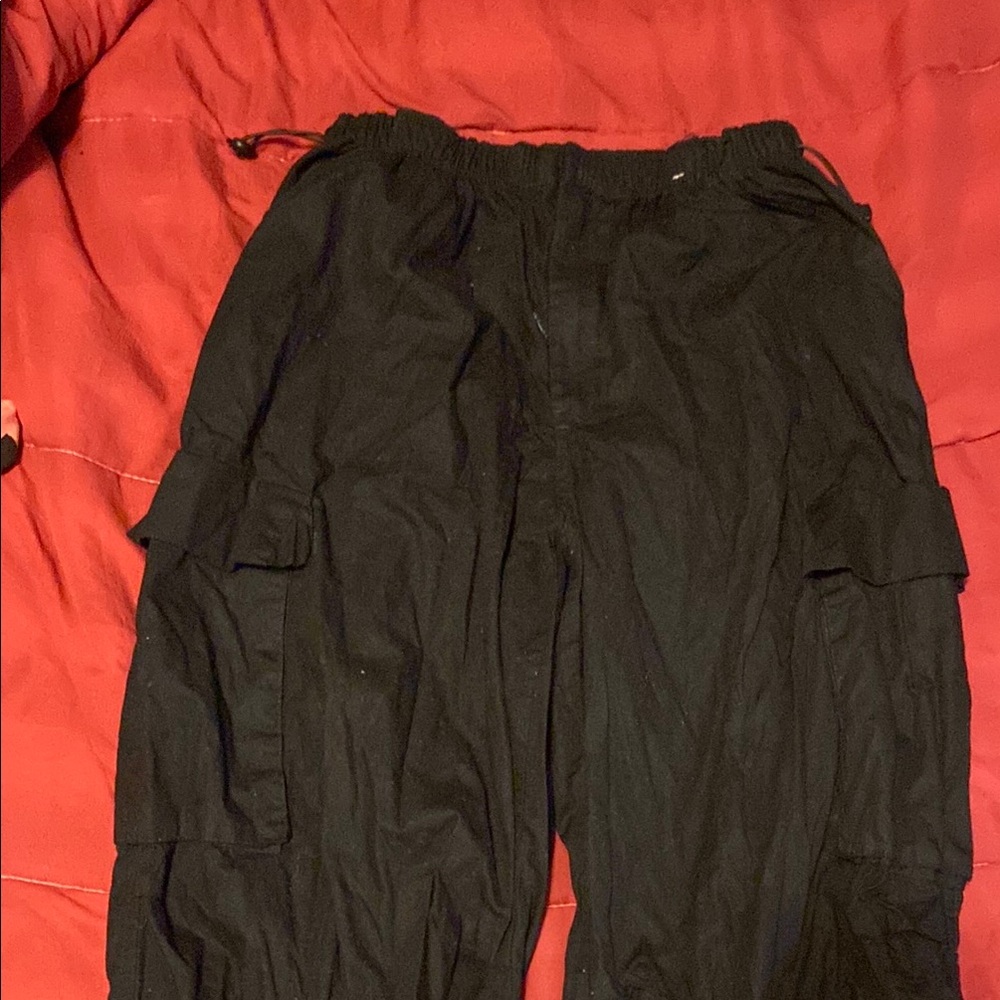 Black Cargo Pants